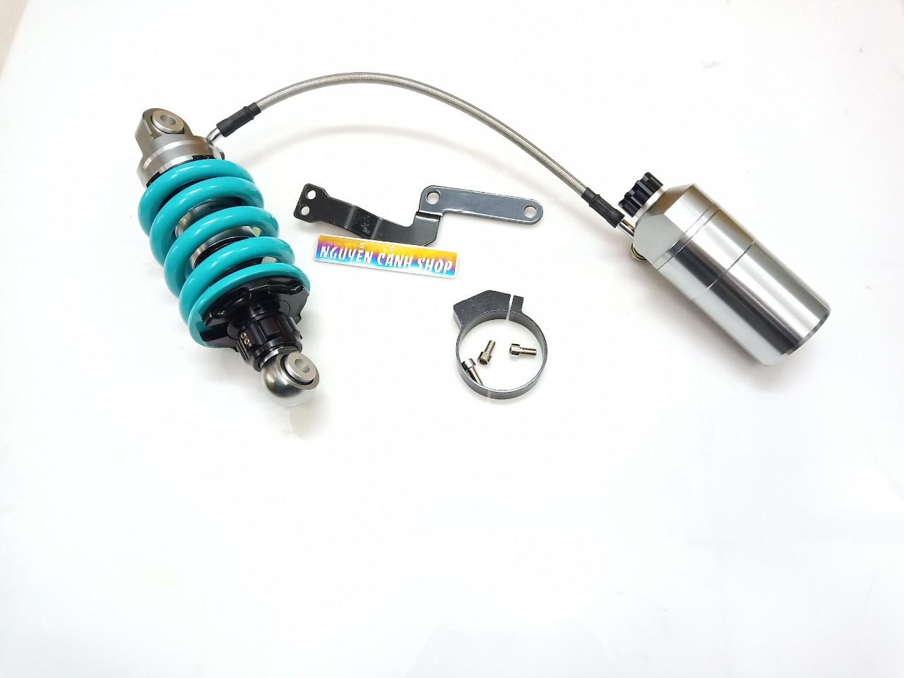 phuộc sau xe exciter nitron xanh