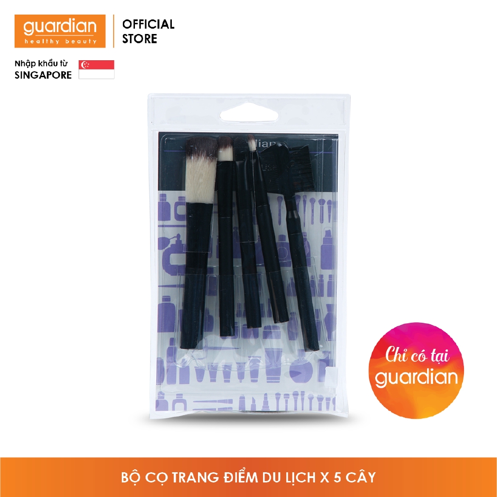 [Take-out] Bộ Cọ trang điểm du lịch Guardian – 5 cây
