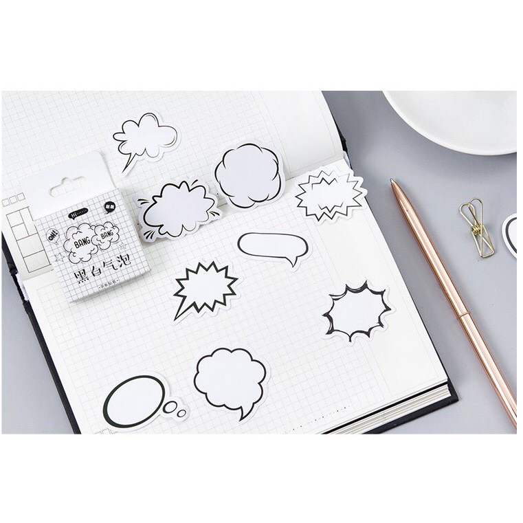 Hộp 45 sticker hội thoại siêu tiện lợi Canarystore54