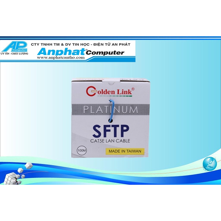 Cáp mạng golden link cat5e sftp 100/305m - hàng chính hãng