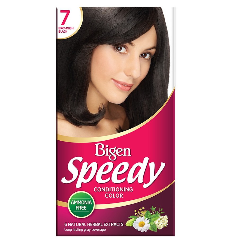 Thuốc nhuộm tóc Bigen Speedy số 7 (Màu nâu đen)