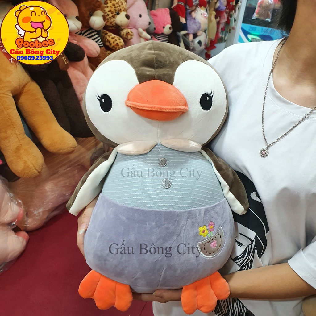 Gấu Bông Chim Cánh Cụt Mềm Mịn Cao Cấp