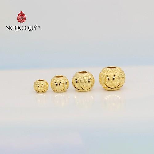 [HCM]Combo 2 bi tròn họa tiết bạc bọc vàng - Ngọc Qúy Gemstones