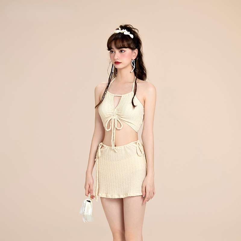 MTTM (Cao cấp) Bikini ba mảnh, thời trang và sexy treo đồ bơi