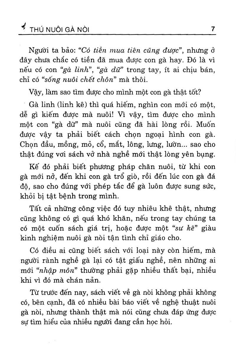 Sách Thú Nuôi Gà Nòi
