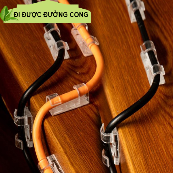 Combo 10 Kẹp Dây Điện Kẹp Đi Đường Điện