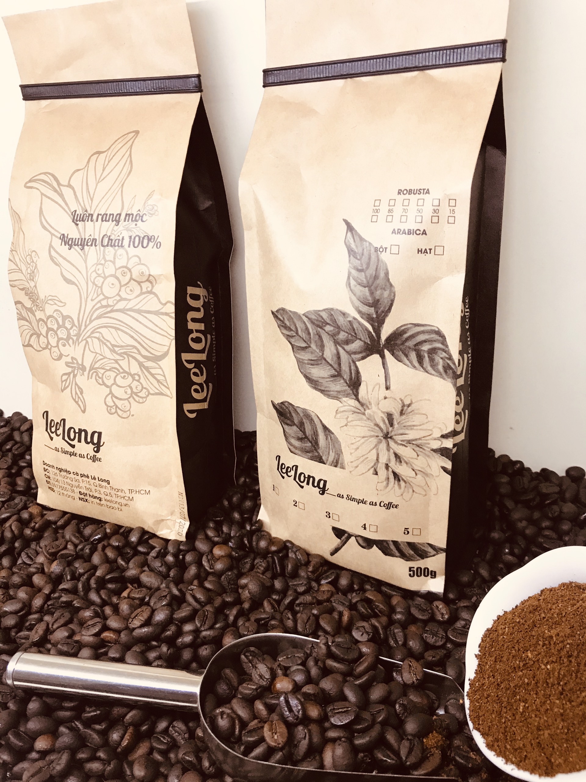 1KG CÀ PHÊ LEELONG2 (70/30)
