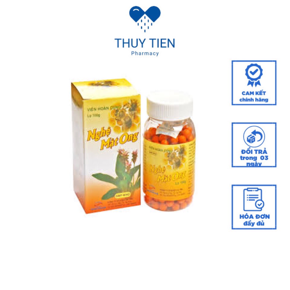 Nghệ mật ong Hadiphar viên 100g