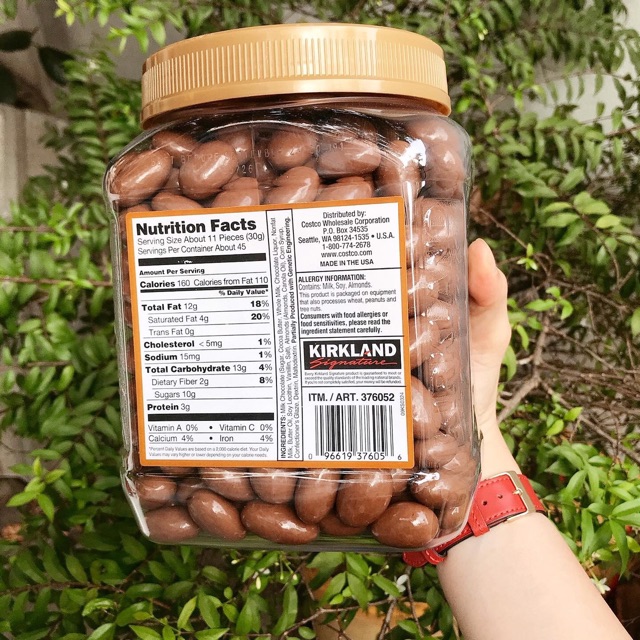 [HCM]Socola Kirkland bọc hạnh nhân 1.36kg