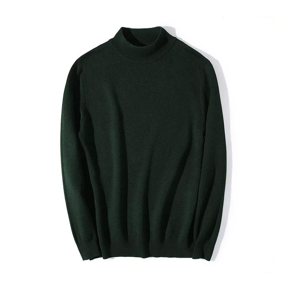 Áo len nam cao cổ / Áo len nam cổ cao dáng ôm nhẹ, gọn gàng phù hợp nhiều lứa tuổi. Chất dày dặn ấm áp
