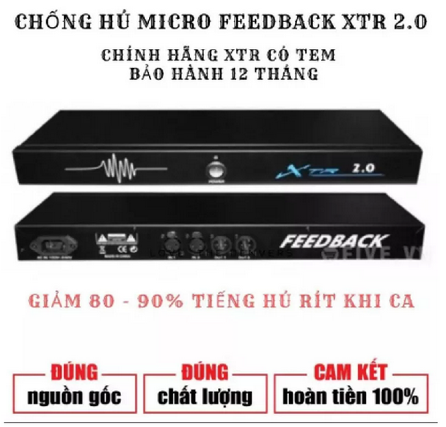 Chống hú micro Feedback XTR 2.0 - 20-h