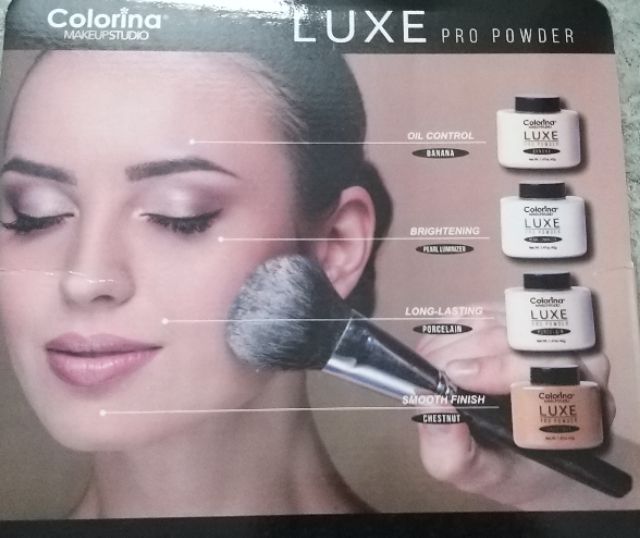 Phấn phủ bột kiềm dầu luxe nội địa trung
