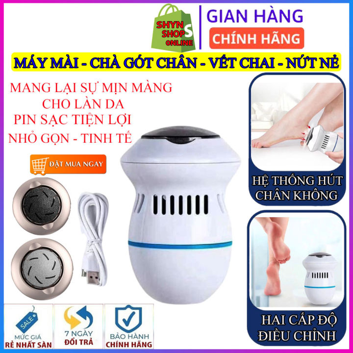Máy chà gót chân, máy mài gót chân, tẩy da chết tự động mẫu mới tiện lợi, tại nhà tẩy tế bào chết sạc pin usb
