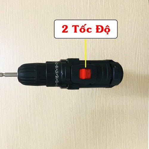 máy khoan 12v HTC 2 CẤP ĐỘ, 2 PIN