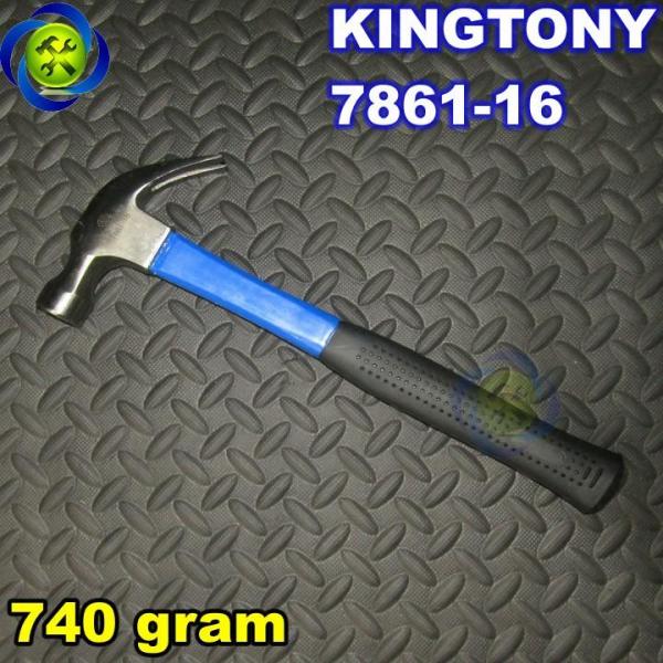 Bảng giá Búa nhổ đinh cán nhựa Kingtony 7861-16 16oz TL 740 gram