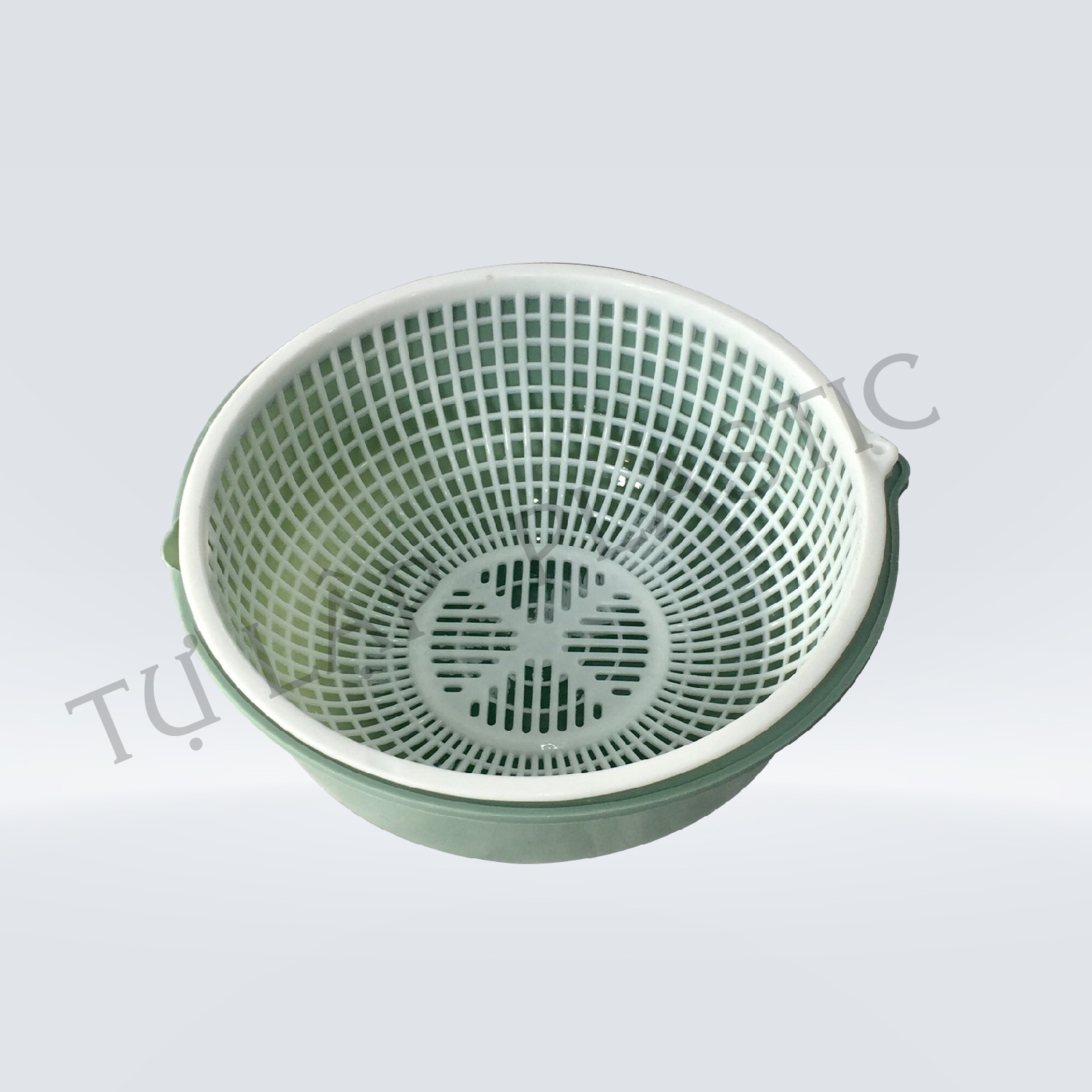 Rổ thau nhựa Tl330-16cm, Nhựa dày dặn, chất  liệu an toàn với người sử dụng