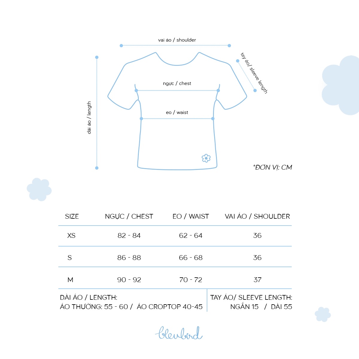 BLEUBIRD Áo Crop Top Thun Tăm Basic Crop Top