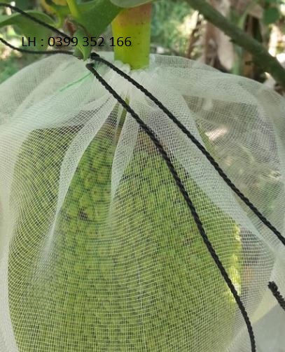 50x70cm fine mesh bags pack with Thai patterns (coconut drawstring)