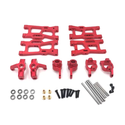 Metal Steering Cup Swing Arm Upgrade Parts Kit for WLtoys 144001 1/14 124018 124019 1/12 RC Car Accessories