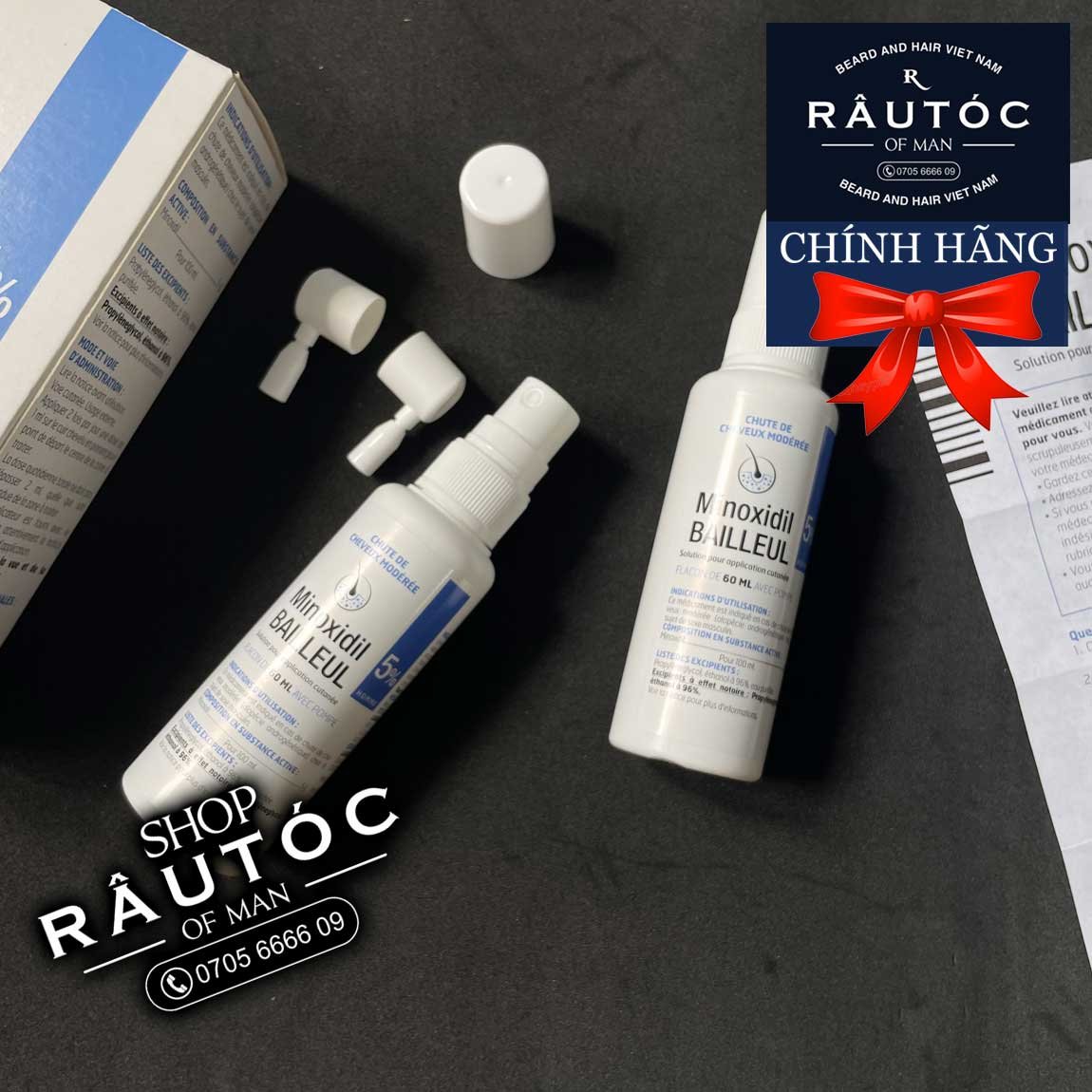 XỊT MỌC TÓC MINOXIDIL BAILLEUL 5%