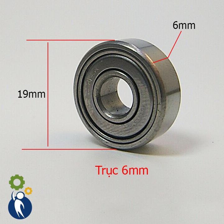 Vòng Bi Trục 6mm 6x19x6mm 626zz