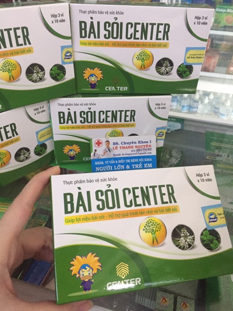 [HCM]BÀI SỎI CENTER-lợi niệuhết sỏigiảm đau
