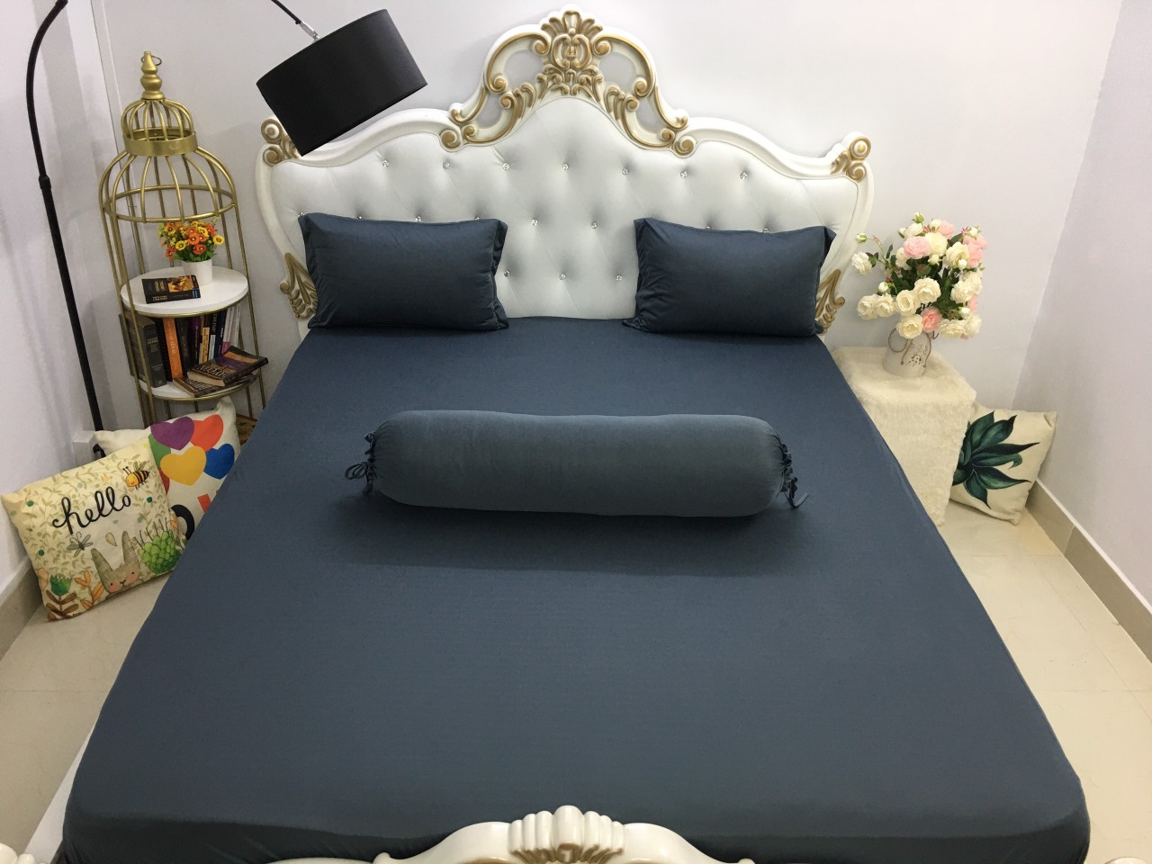 [HCM]Bộ Drap gối Thun Hàn Quốc mát lạnh{ 4 món }