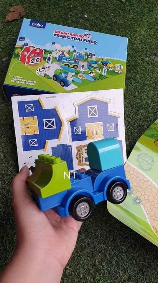 [HCM]Bộ lắp ráp 3D trang trại Friso
