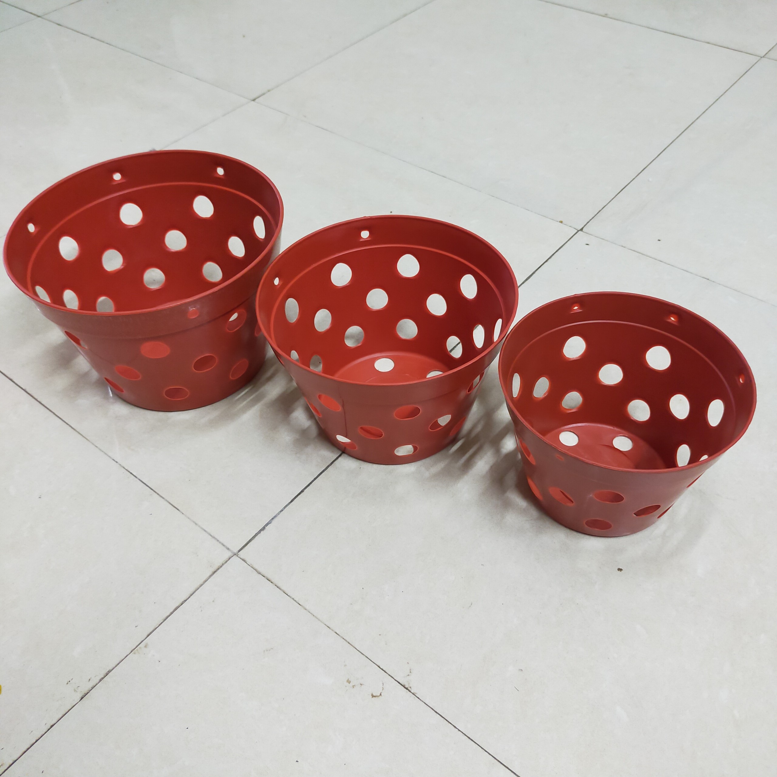 Set 10 Chậu giả đất phi 22 - Hàng loại 1 - Dày dặn - Bền với thời gian