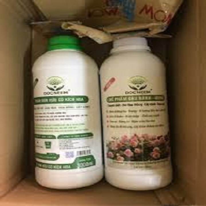 combo phân bón đậu tương ủ+dịch chuối đậm đặc +humic