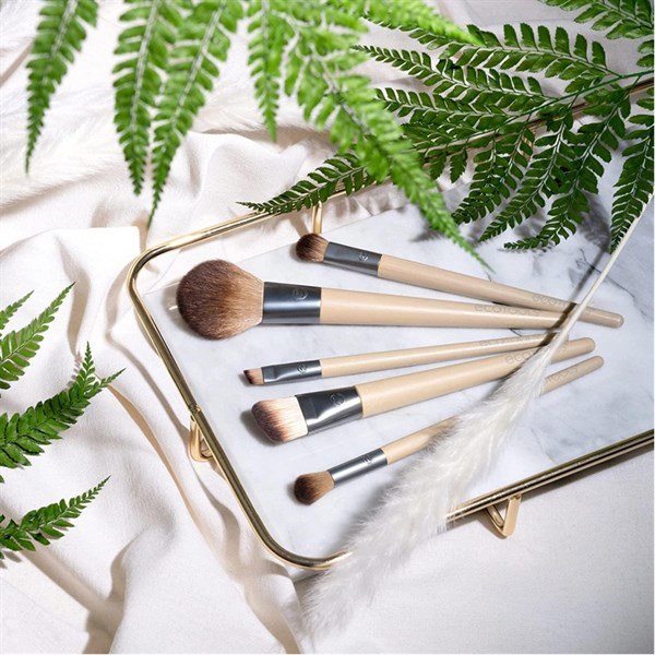 Bộ 5 cọ mặt của Ecotools - Start The Day Beautifully