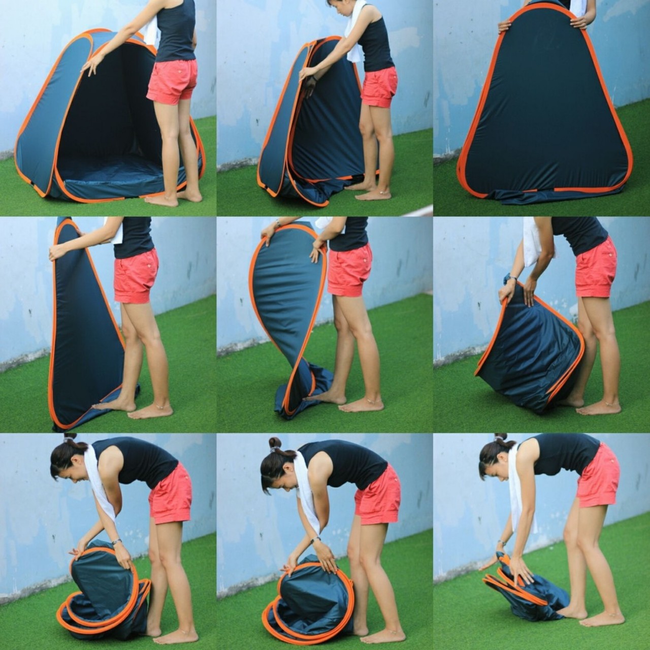 lều xông hơi tự bung cao cấp 110*100cm ( màu ngẫu nhiên)