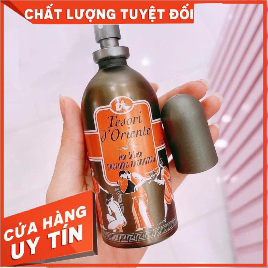 Xịt Thơm Nước Hoa Body TESORI D'oriente 100ml Dưỡng Ẩm , Khử Mùi Cơ Thể , Ngọt Ngào , Quyến Rũ