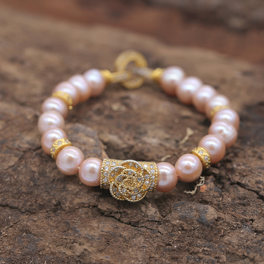 Lắc Tay Ngọc Trai Vòng Ngọc Trai Đeo Tay Chuỗi Ngọc Trai Đeo Tay - L3712 - Bảo Ngọc Jewelry