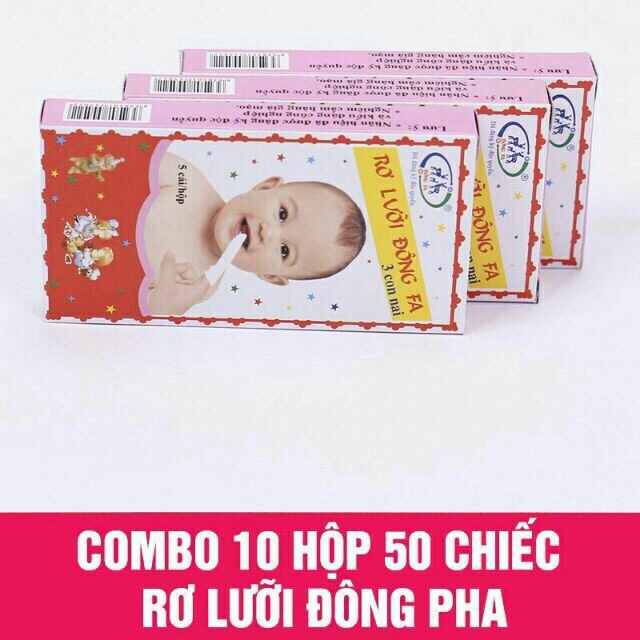Hộp 5 chiếc rơ lưỡi đông pha hàng loại 1