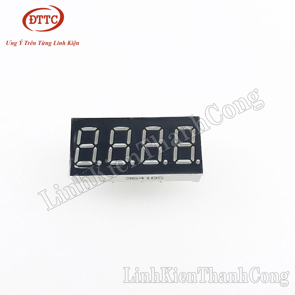 LED 7 Thanh 0.36inch 1 Số, 2 Số, 3 Số, 4 Số Màu Đỏ (Anot Chung, Katot Chung)