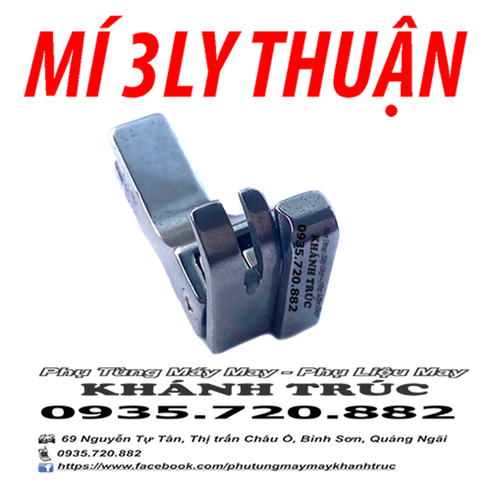 Chân vịt mí 3ly máy may công nghiệp 1kim
