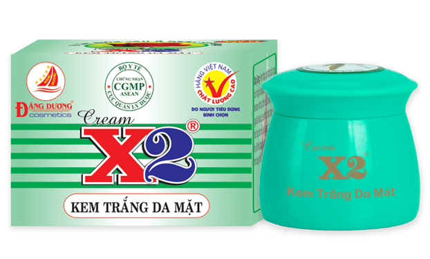Kem x2 trắng da mặt
