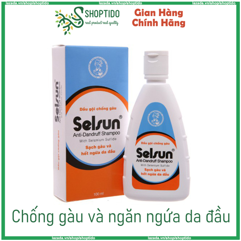 Dầu gội ngăn gàu và ngứa da đầu Selsun Anti – Dandruf shampo 25ml, 50ml, 100ml