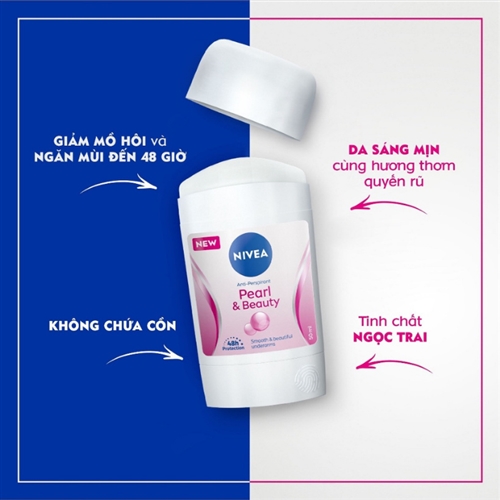 Lăn Sáp ngăn mùi Nivea Ngọc Trai 40ml