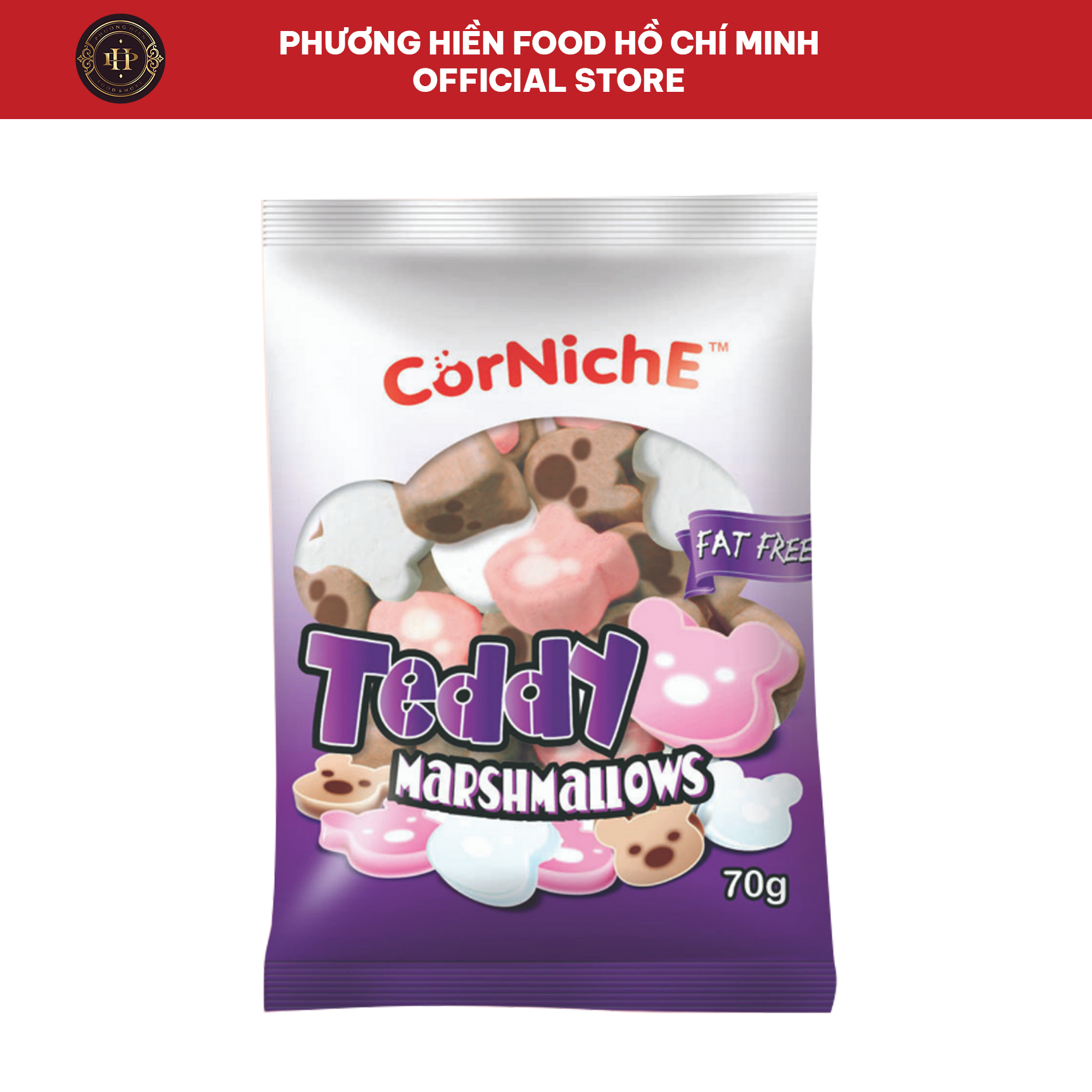 Kẹo Marshmallows gấu Teddy 70g