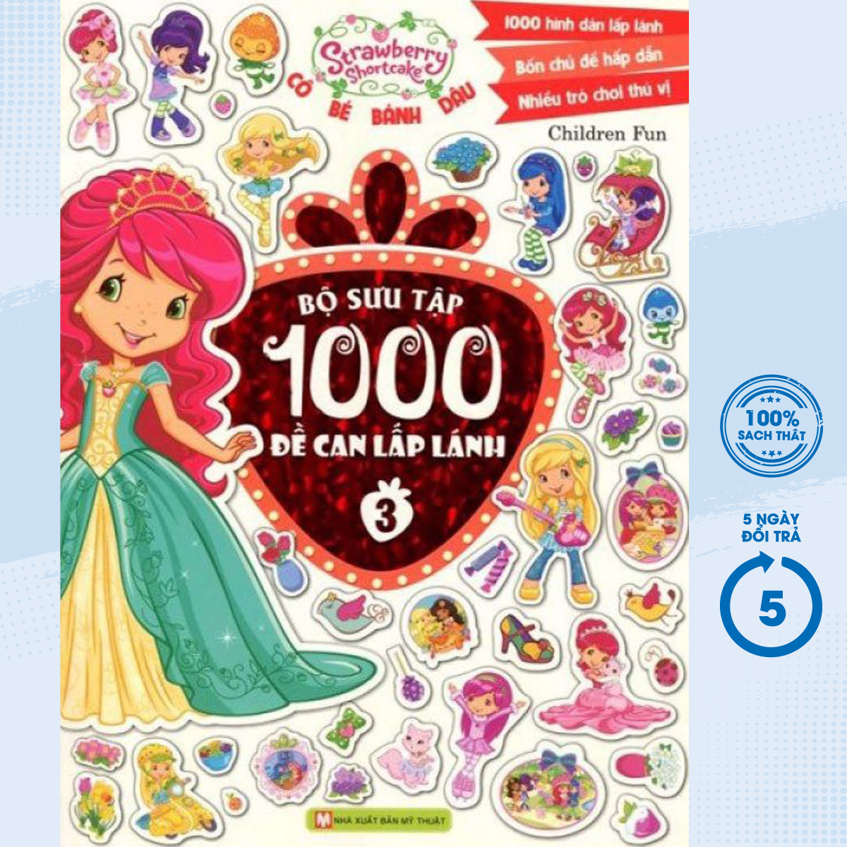 Sách Cô Bé Bánh Dâu - Bộ Sưu Tập 1000 Đề Can Lấp Lánh (Tập 3) - Newshop