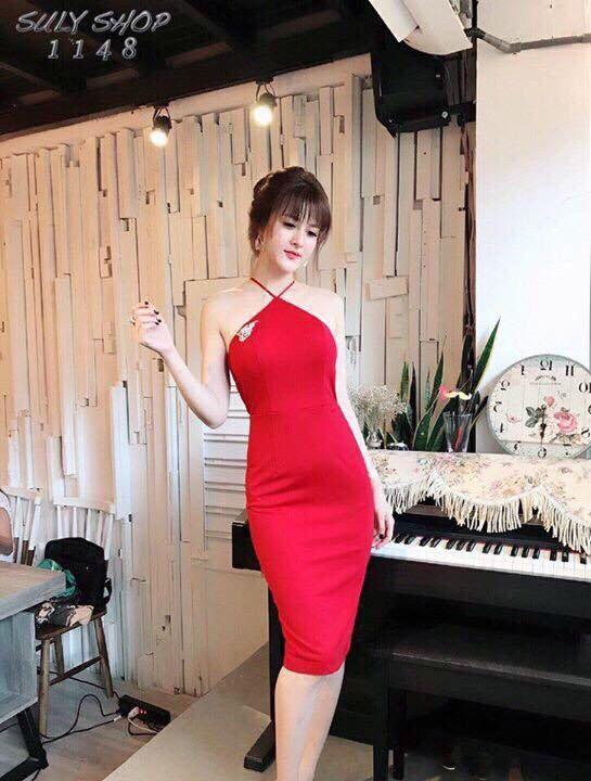 ĐẦM BODY CỔ YẾM HỞ LƯNG CÁCH ĐIỆU