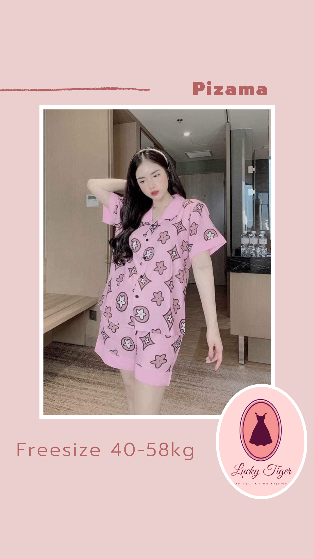 Đồ bộ pijama lụa ngủ Mango mặc nhà quần đùi bigsize cao cấp