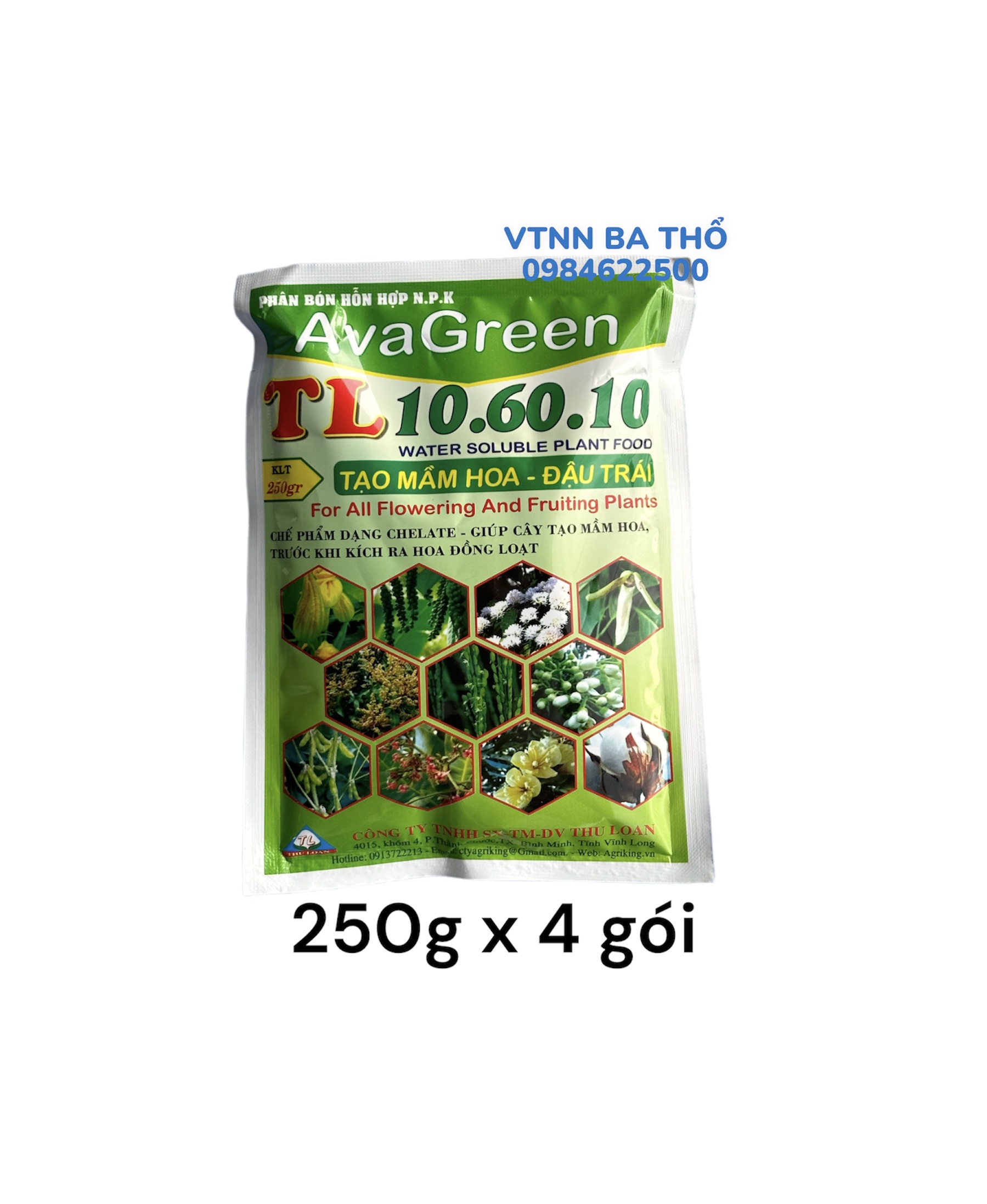 Phân Bón Lá Tạo Mầm TL 10-60-10 kg (hộp)