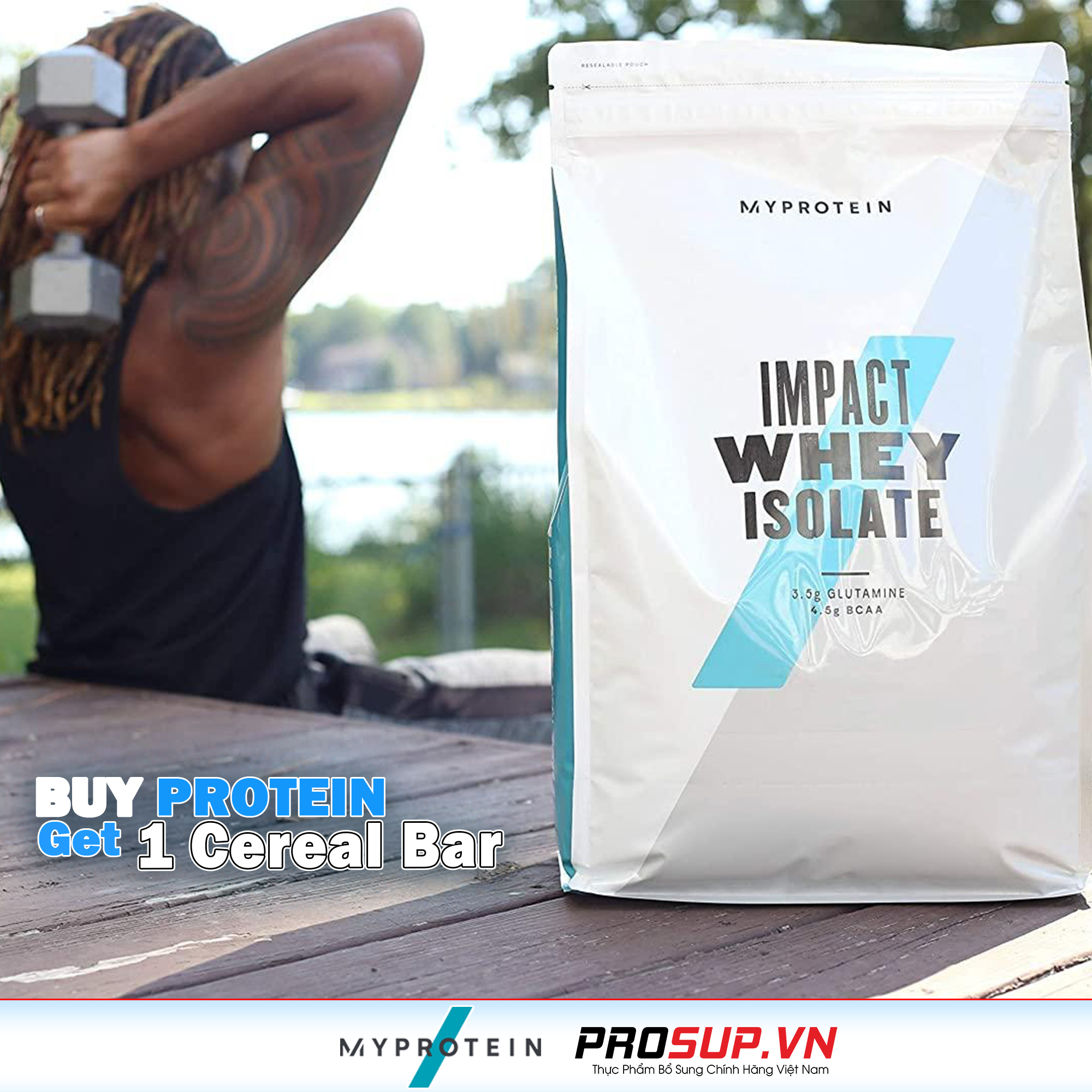 Impact Whey Protein Isolate (2,2LBS) - My Protein - Whey protein bổ sung cung cấp dinh dưỡng