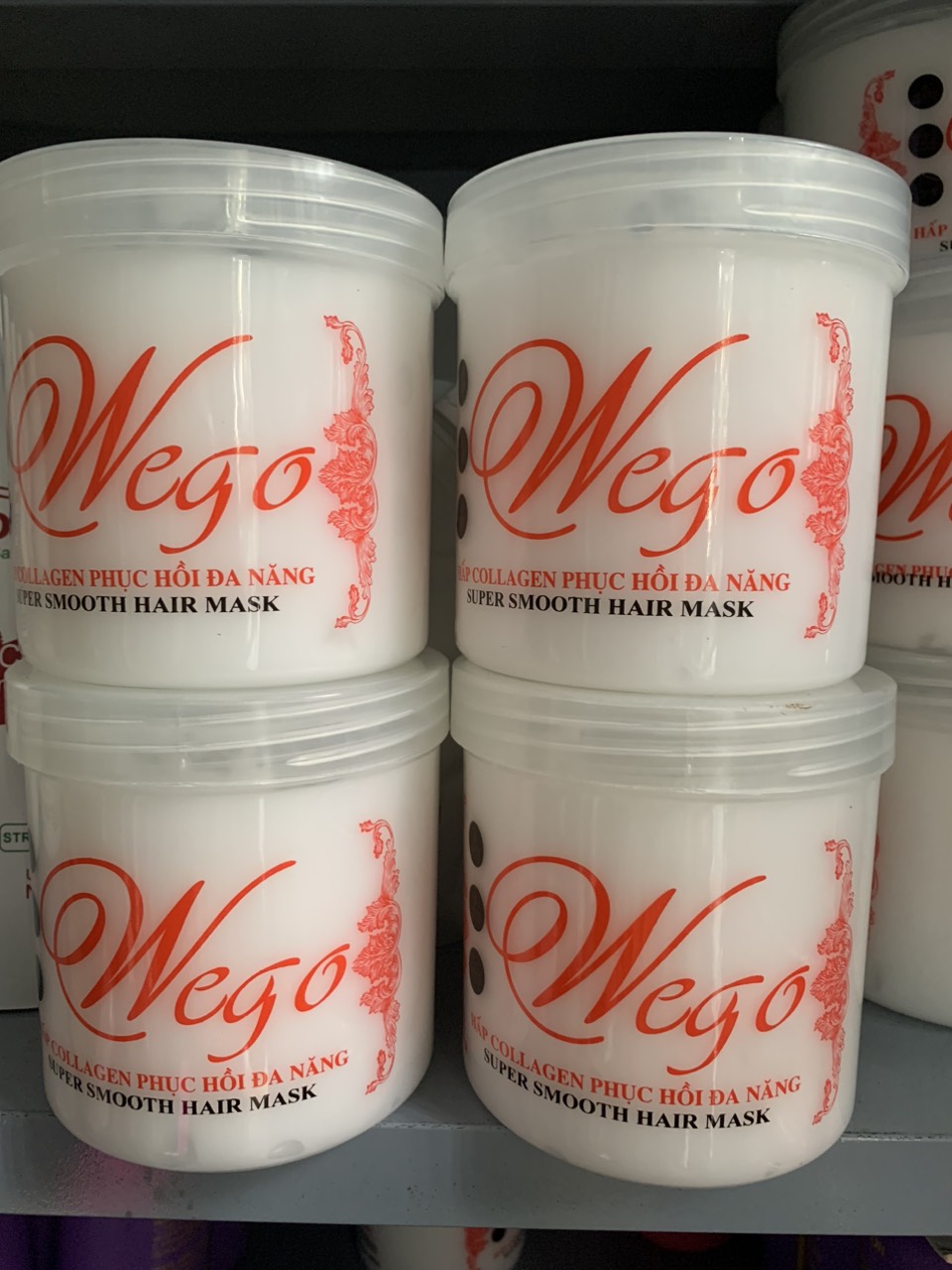 Hấp dầu ủ xả tóc Siêu Mềm Mượt, phục hồi tóc WEGO 1000ml