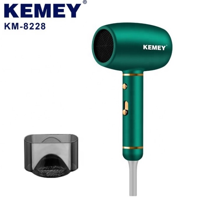 Máy sấy tóc nóng lạnh chuyên nghiệp 3 tốc độ sấy kemey km 8228