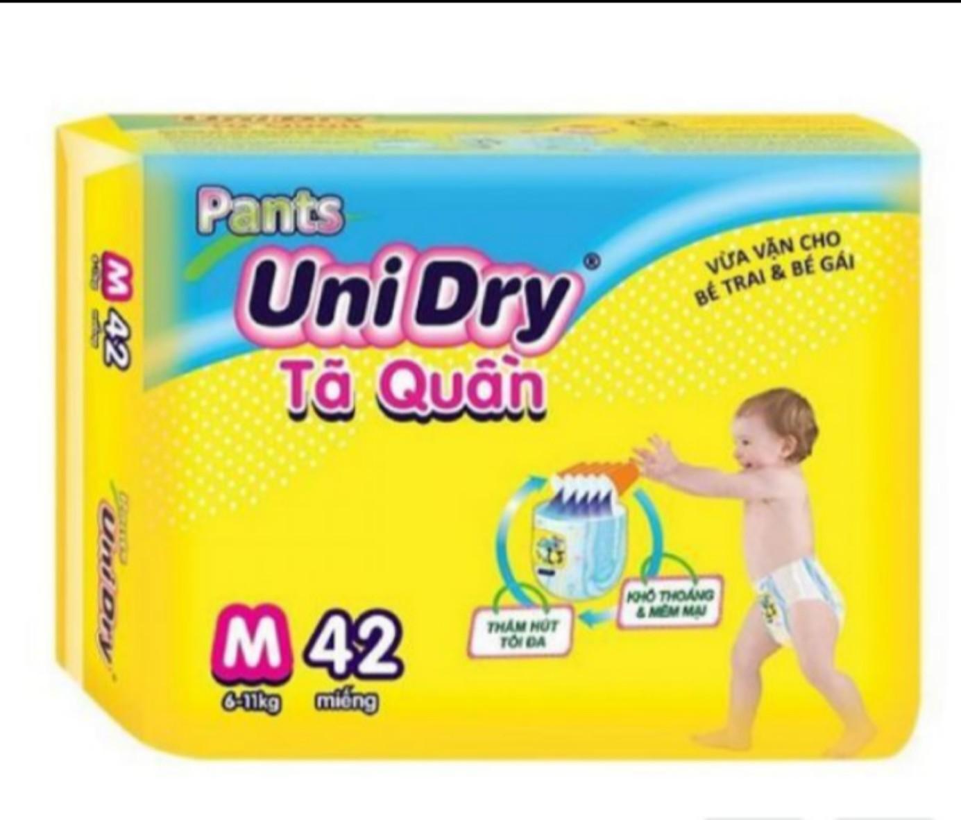 Tã quần Unidry M42 miếng mẫu mới