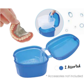Uncle bills denture case 2 colours 2 assorted am0032